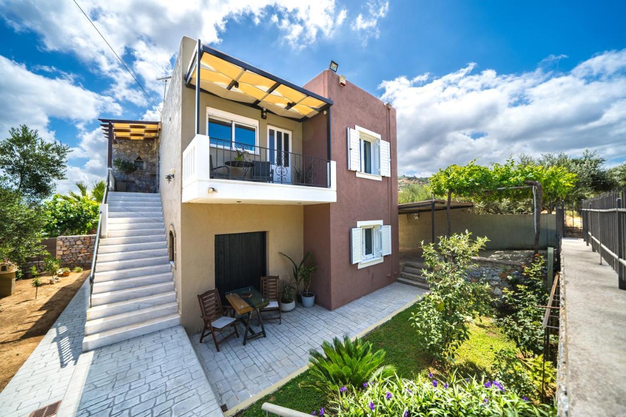 Petronila Luxury Villa With Heated Private Pool كيساموس المظهر الخارجي الصورة